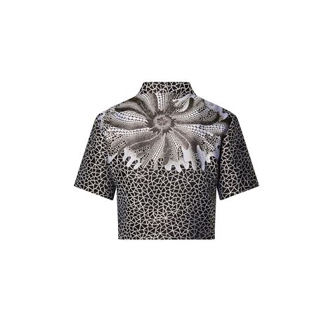 LV x YK Psychedelic Flower Wrap Top 